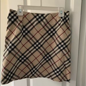 Vintage Burberry Mini Skirt